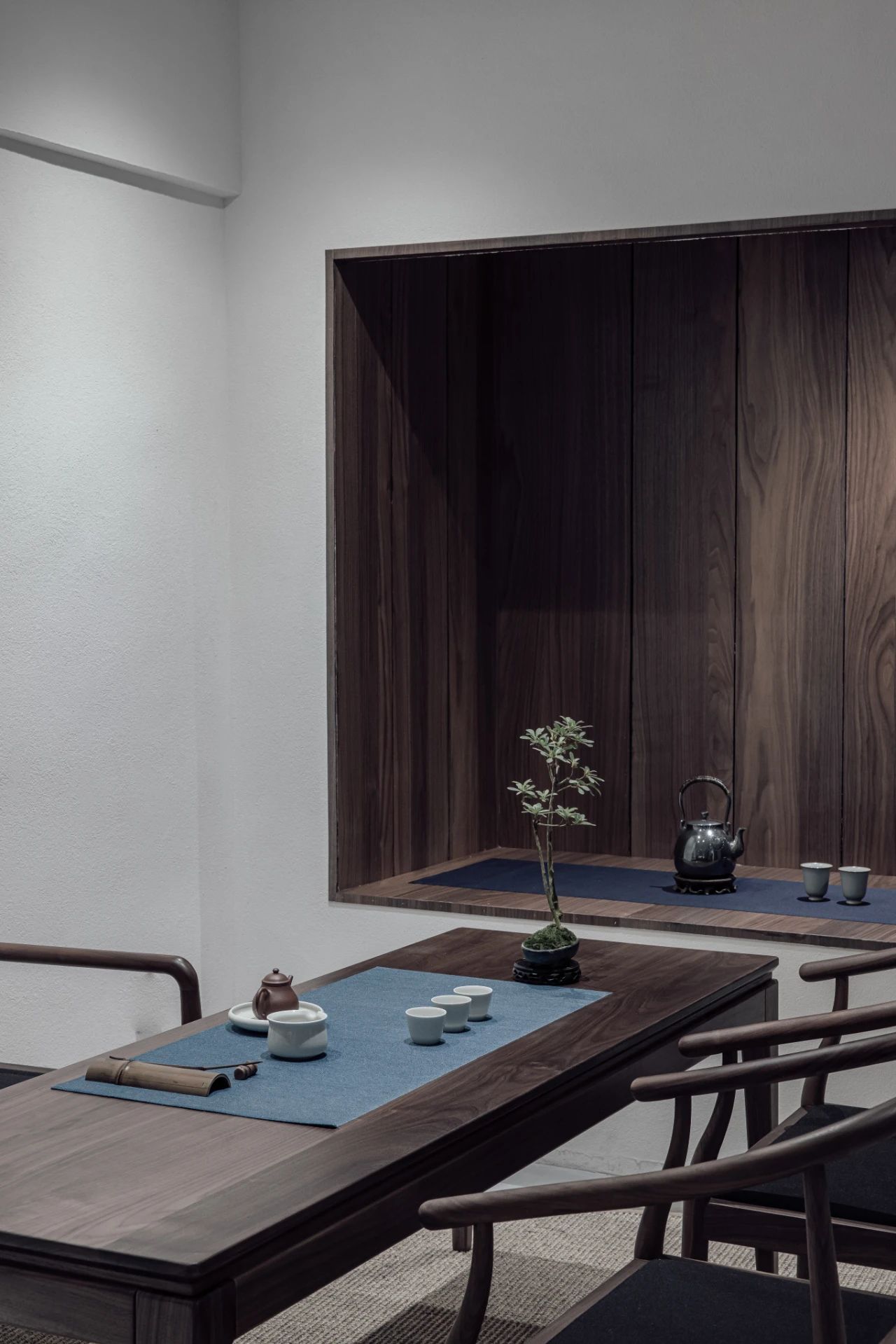 鄭州現(xiàn)代簡約風(fēng)霽月茶室裝修設(shè)計實(shí)景圖