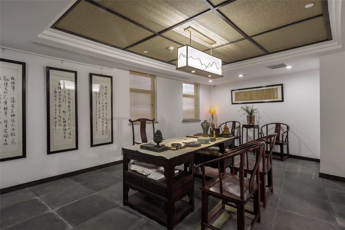 鄭州國學(xué)培訓(xùn)機(jī)構(gòu)裝修設(shè)計(jì)實(shí)景圖