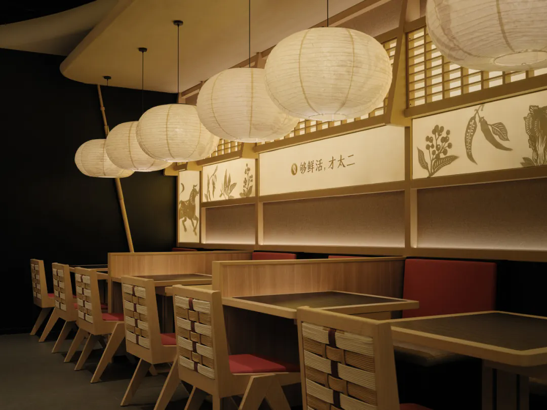 鄭州金博大推薦太二·酸菜魚(yú)5.0版餐飲門店裝修設(shè)計(jì)(圖10)